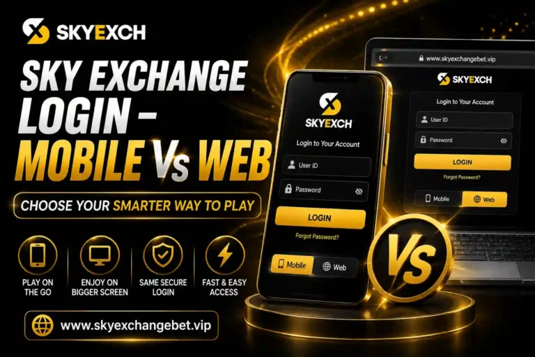 Sky Exchange Login Mobile Vs Web